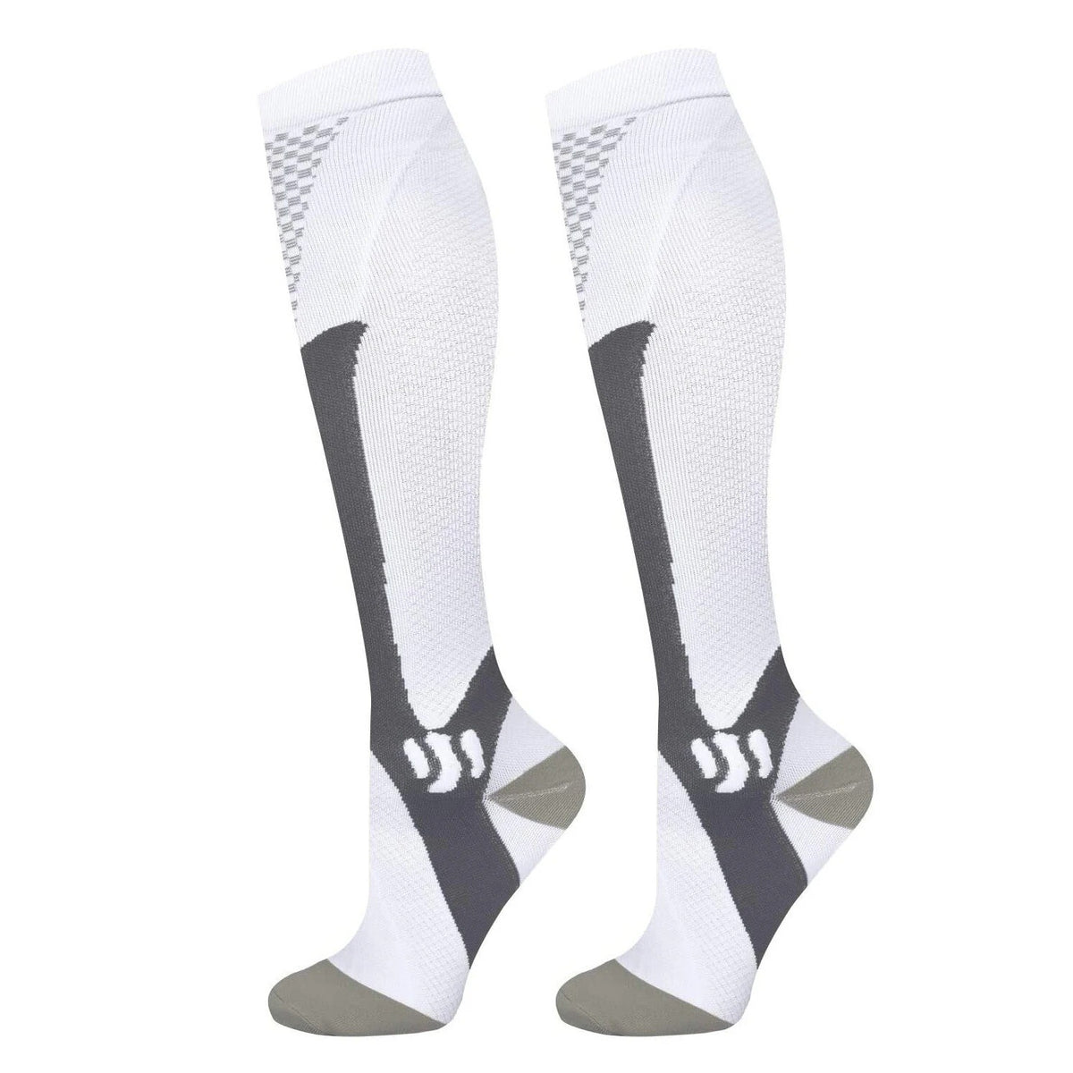 ShiftForce™ Compression Work Socks — White
