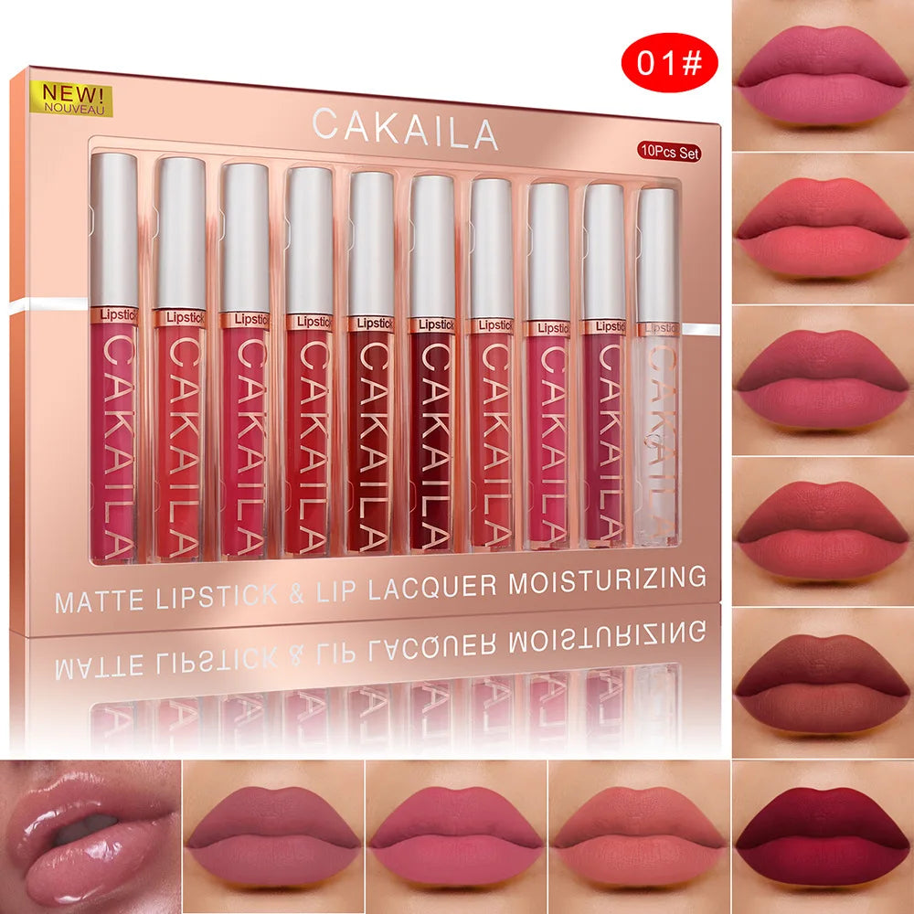 10pcs Lip Set