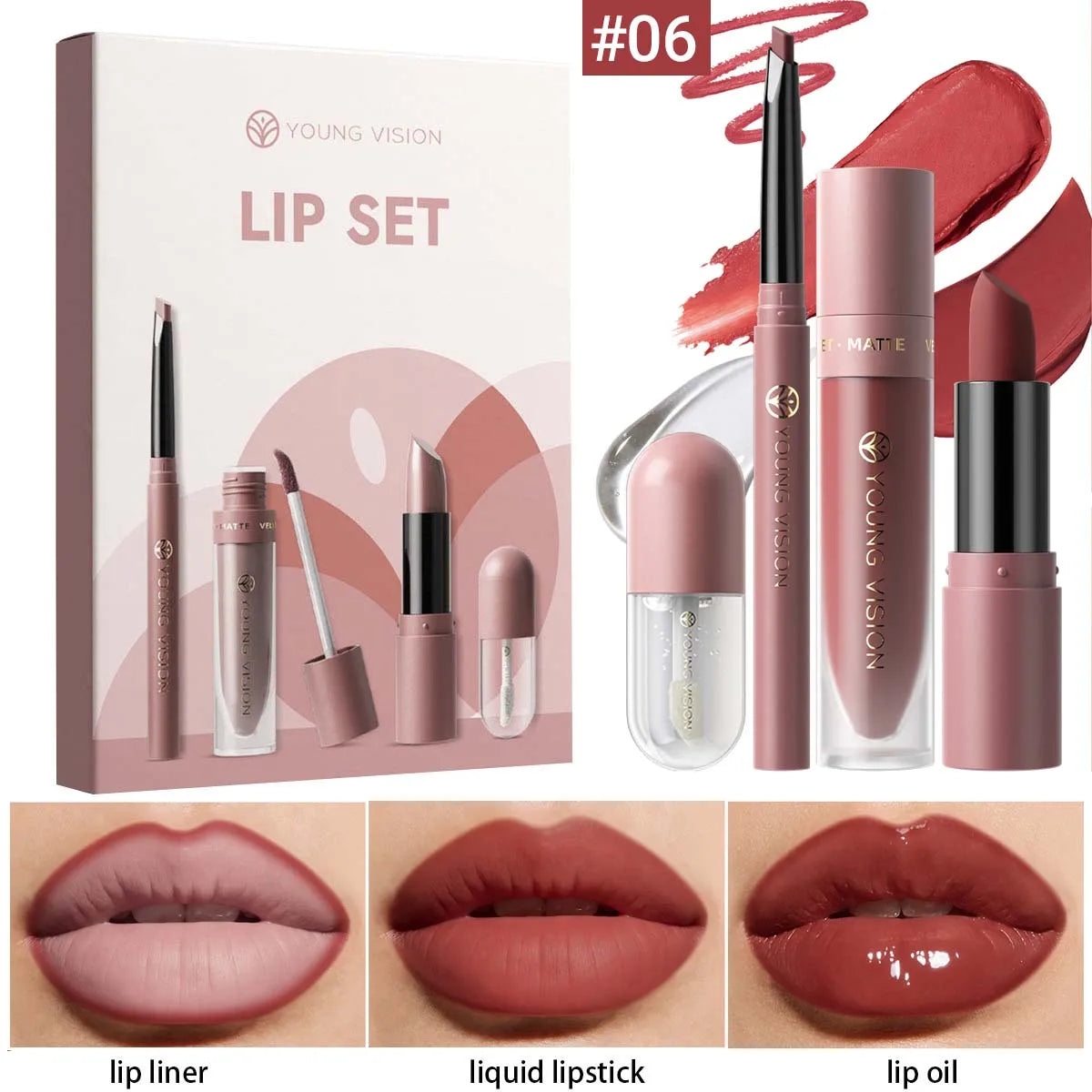 10pcs Lip Set
