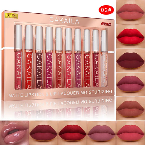 10pcs Lip Set