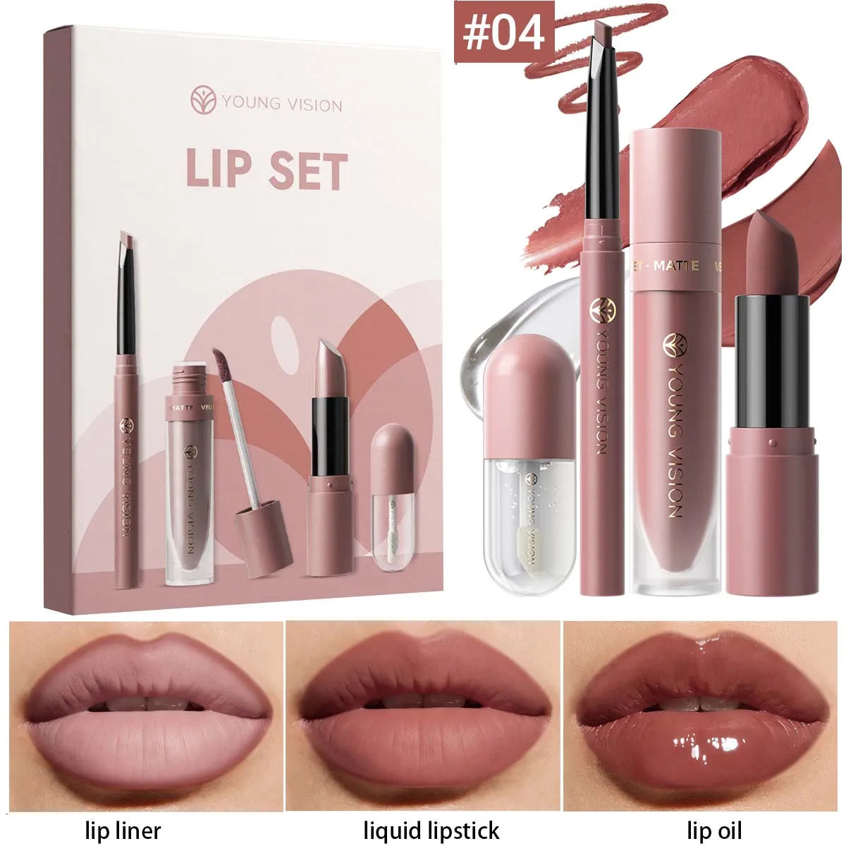 10pcs Lip Set