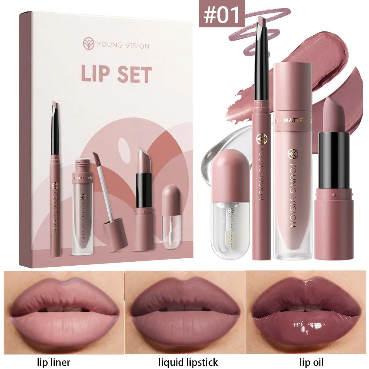 10pcs Lip Set