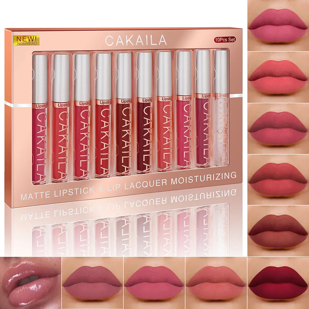 10pcs Lip Set