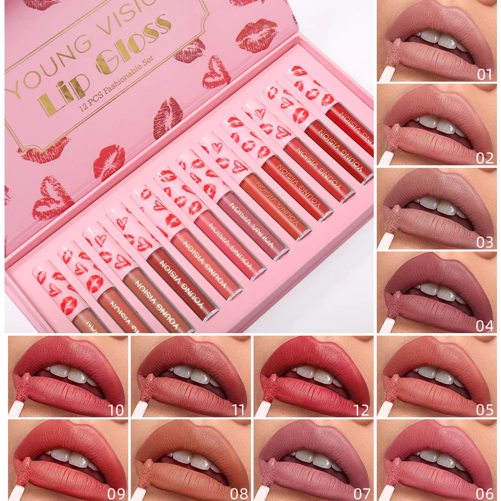 10pcs Lip Set