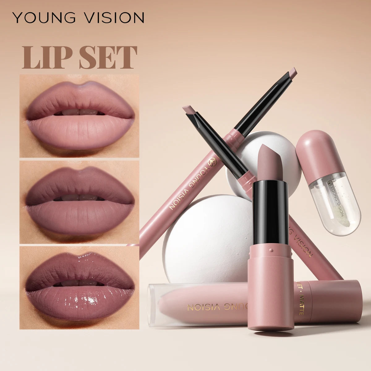 10pcs Lip Set