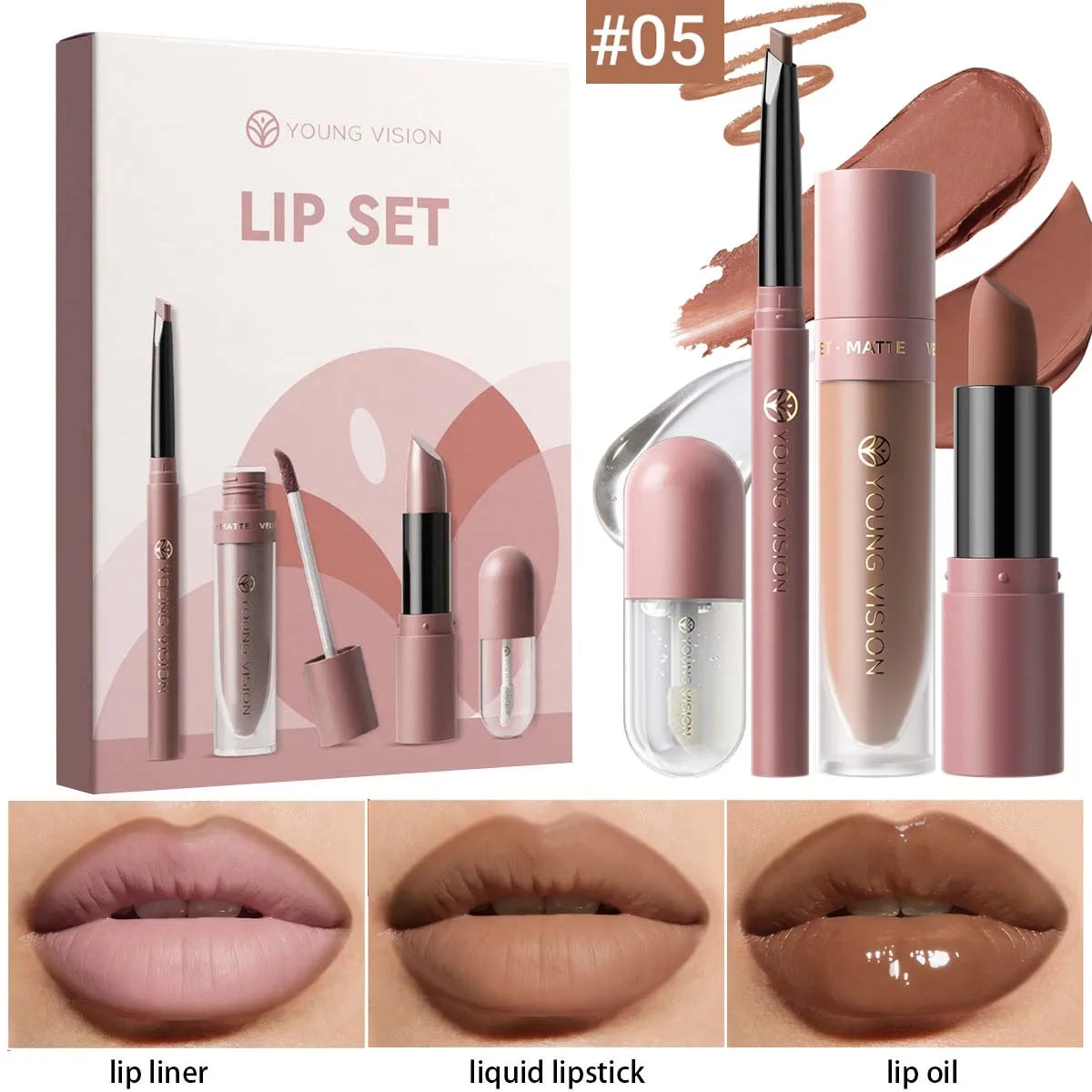 10pcs Lip Set