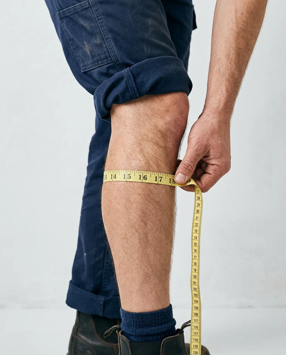 Calf measurement guide, how to measure for CalfFirst Fit™ sizing